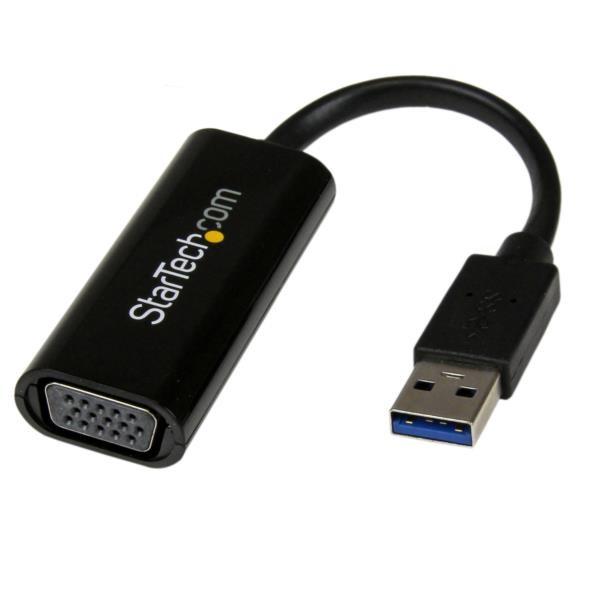 USB32VGAES StarTech X^Cv USB 3.0|VGAϊA_v^ USB 3.0 A(IX)|VGA xD-Sub15s (X) 1920x1200/ 1080p