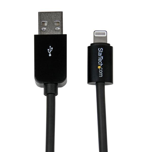 USBLT1MB StarTech 1m iPhone/ iPod/ iPadΉApple Lightning|USBP[u CgjO 8s(IX)|USB A(IX) [dpP[u ubN