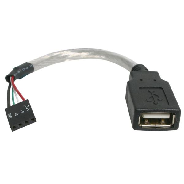 USBMBADAPT StarTech 15cm PCP[X/}U[{[hڑpUSB 2.0P[u USB A^Cv X - 4s USB}U[{[hwb_[ X