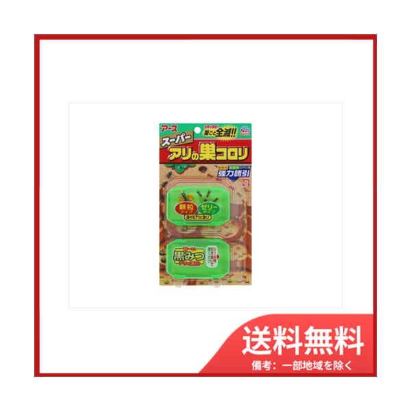 3個まとめ買い アース製薬 アース スーパーアリの巣コロリ 2セット入メール便送料無料 ×3個セット