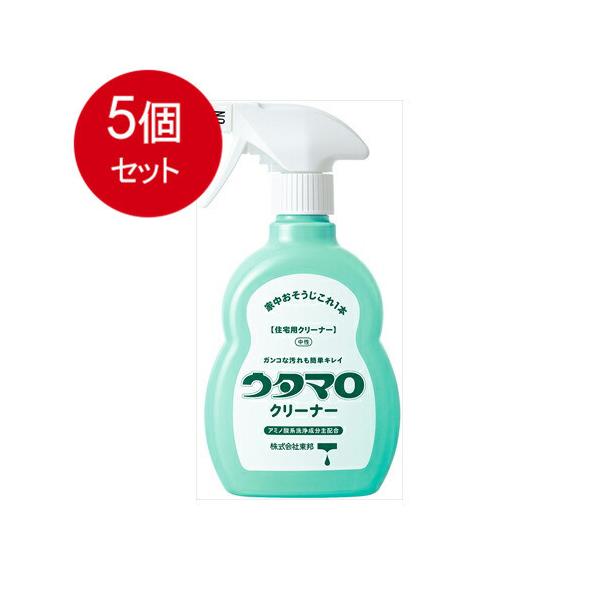 【送料込・まとめ買い×5個セット】東邦 ウタマロ クリーナー 400ml 本体 住居用洗剤