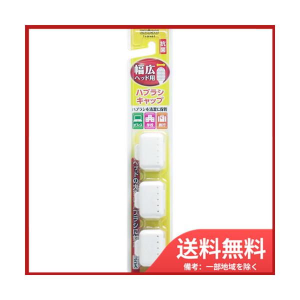 他サイト： エビス 幅広ヘッド用 ハブラシキャップ 抗菌 3個入 メール便送料無料の商品画像