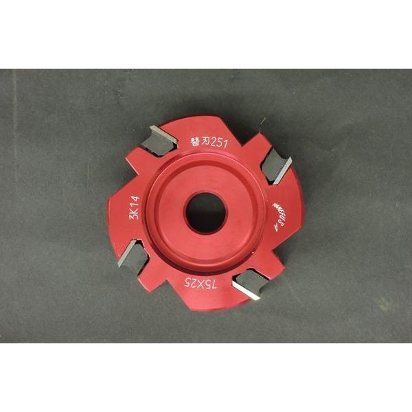 愛知電機 目地払い機 V2-3型用 替刃式カッター 4P*75φ*20厚 :aichi