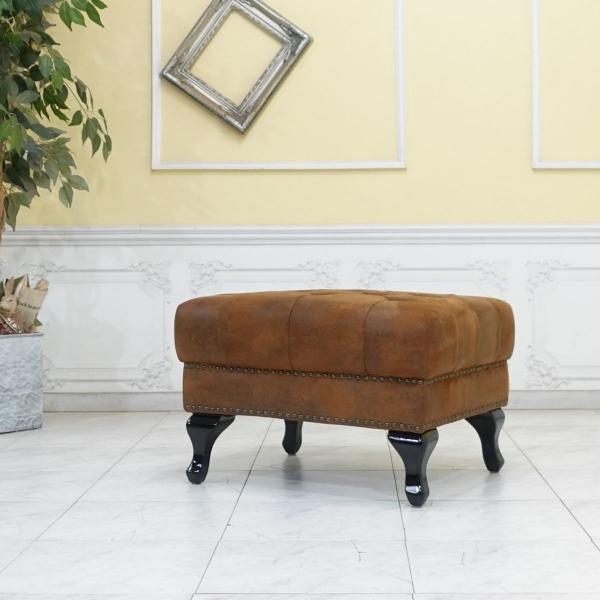 スツール チェスターフィールドソファ オットマン 英国 イギリス