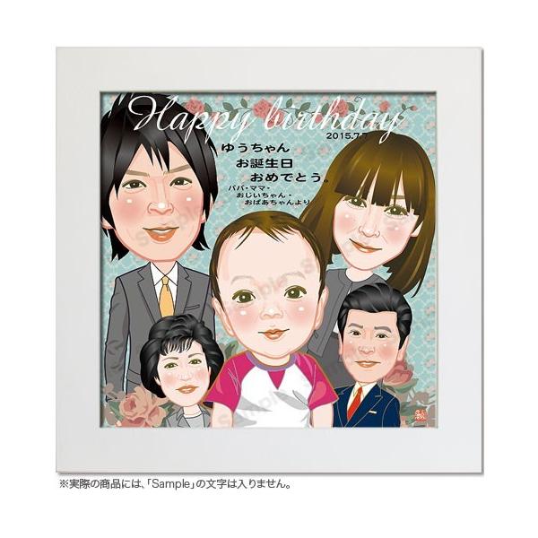 誕生日祝い 似顔絵スタンド額 Ya 005 誕生日祝いのプレゼント カワイイ似顔絵 名入れギフト Www Unipymes Com