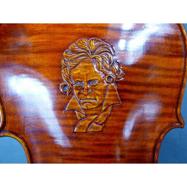 希少品】バイオリン 本体 ベートーベン 彫刻 Guarneri model One