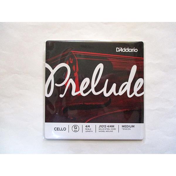 チェロ弦 プレリュード G線 J1013スチール/ニッケル巻き<br>通常4本セットで販売されているセット品のG線 です。