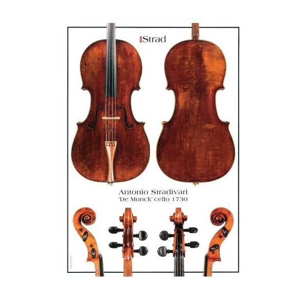 ‘De Munck’ Stradivari cello 1730 (チェロ ポスター)
