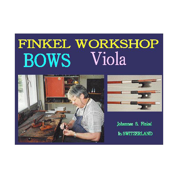 J.S.Finkel　ビオラ弓　No.480 GEMFinkel弓はお取り寄せとなります。輸入元の在庫状況によっては、ご注文にお応え出来ない場合も御座います。ご検討の商品が御座いましたら、事前にお問い合わせ下さい。