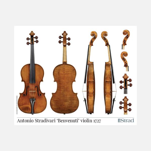 Stradivari 'Benvenuti' 1727 (バイオリン ポスター)