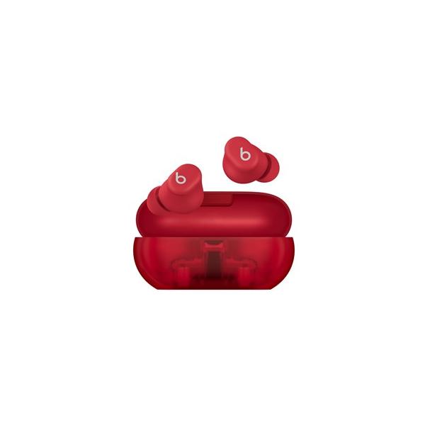 Beats Solo Buds ワイヤレスイヤフォン[トランスペアレントレッド][ラッピング可] R-LOGI