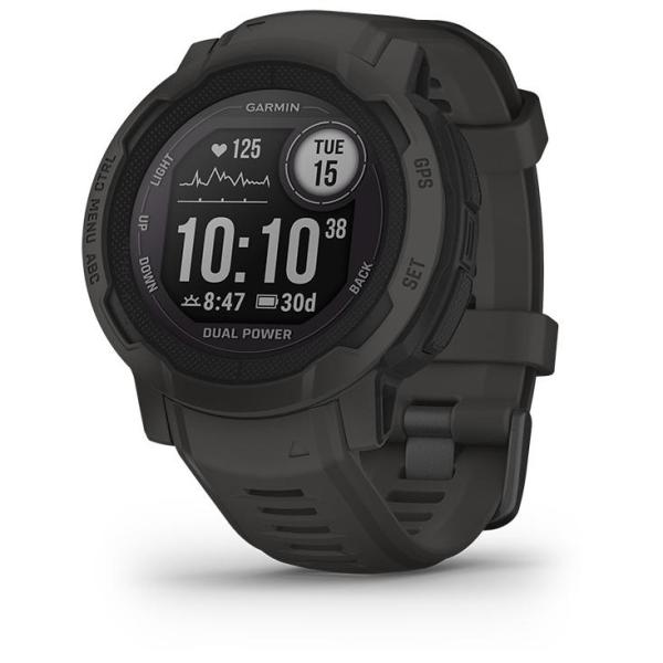 他サイト： GARMIN ガーミン スマートウォッチ ウェアラブルウォッチ GPS ランニング ジョギング Instinct 2 Dual Power 010-02627-40 [Graphite]【ラッピング対応可】の商品画像