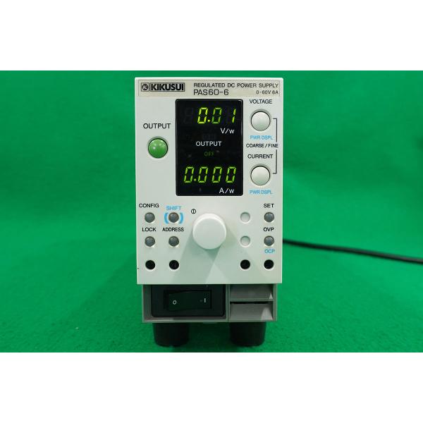 直流安定化電源 PAS60-6 KIKUSUI 菊水電子工業 中古測定器 直流安定化電源 PAS60-6 KIKUSUI 菊水電子工業 中古測定器