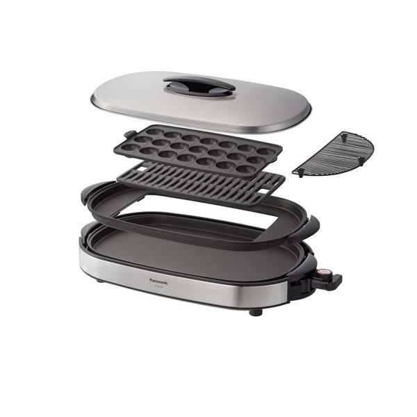 Panasonic パナソニック ホットプレート NF-W300-S シルバー