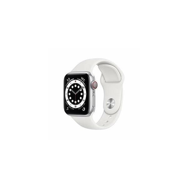 Apple Watch Series 6(GPS + Cellularモデル) 40mmシルバー 
