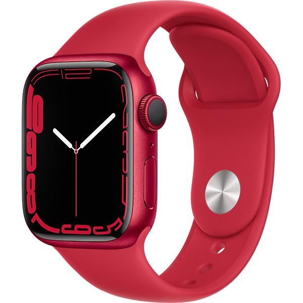 Apple Watch Series 7（GPSモデル）41mm REDアルミニウムケースと  
