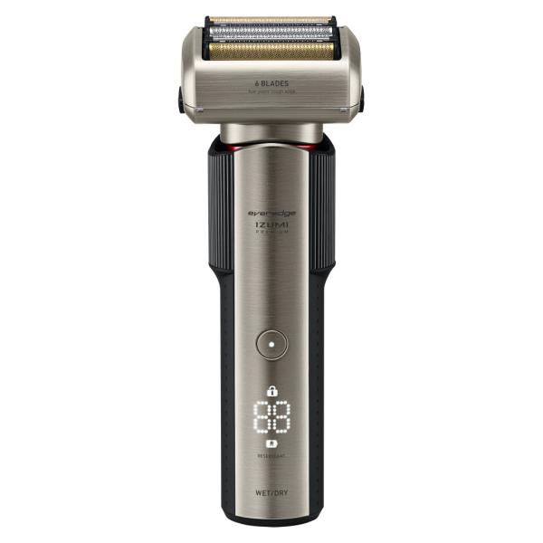 【美品】IZUMI EVEREDGE 電動シェーバー IZF-E863R-S IZUMI（イズミ） メンズシェーバー everedge IZF-E863R-S [シルバー