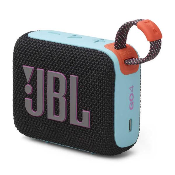 JBL GO 4 [ファンキーブラック] ブルートゥース スピーカー 防水 Bluetooth対応 JBLGO4BLKO[ラッピング可] R-LOGI