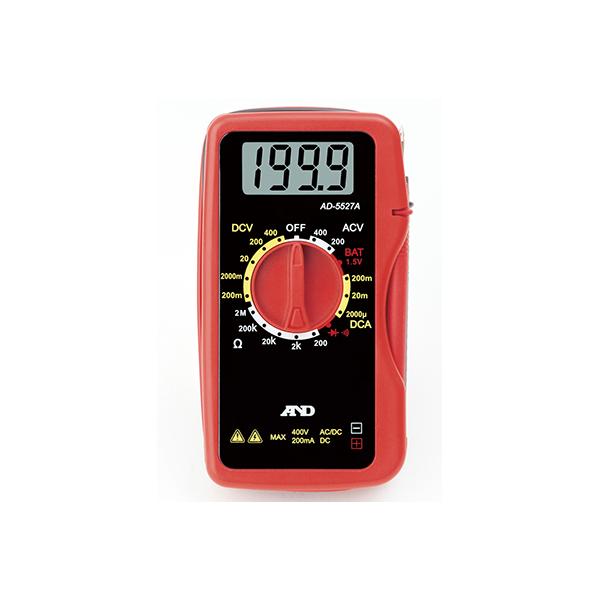 エーアンドデイ　AD-5527A　デジタルマルチメーター 　交流　直流電圧　直流電流　