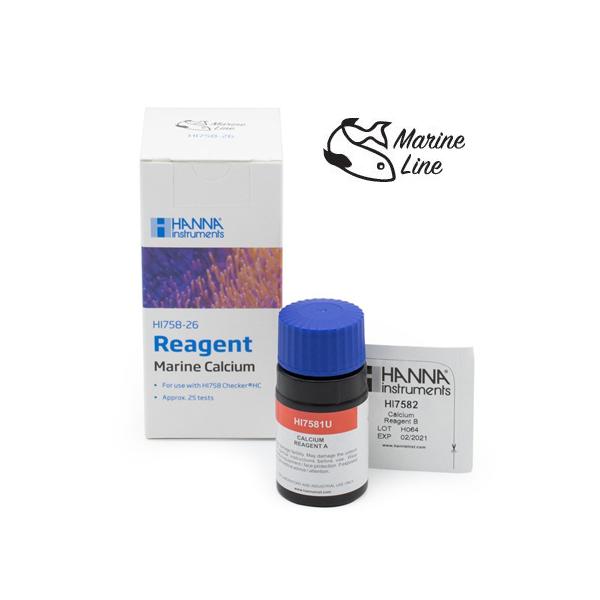 ハンナ HI 758-26 カルシウム試薬(HI758用 25回分) 海水用