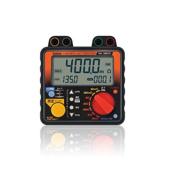 カイセ SK-3800 ハンディーミリオームテスター kaise : 測定工房ヤフー 