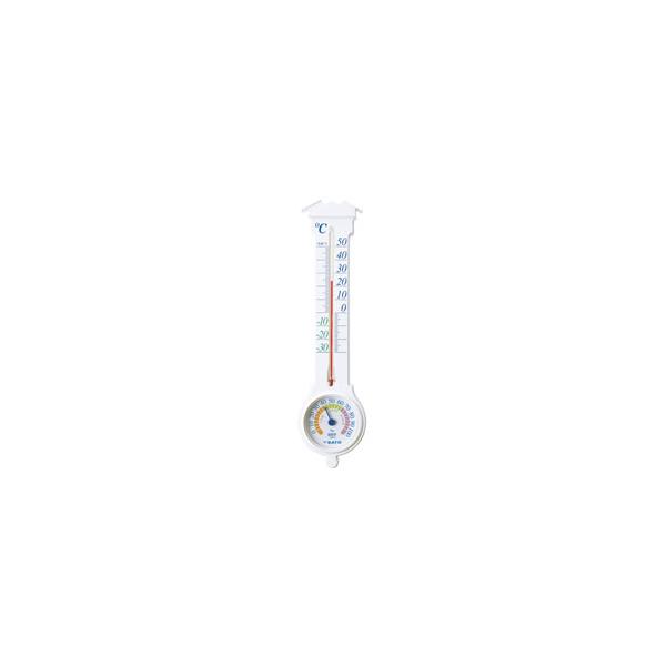 佐藤計量器　1031-00　温湿度計ミルノＥＸ　ホワイト　