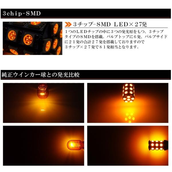 Rp系 Rp1 Rp2 Rp3 Rp4 Rp5 前期 後期 ステップワゴン スパーダ含む Led ウインカー T ウェッジ ピンチ部違い対応 3チップ 27連 Smd アンバー オレンジ 2個入り Buyee Buyee Japanese Proxy Service Buy From Japan Bot Online