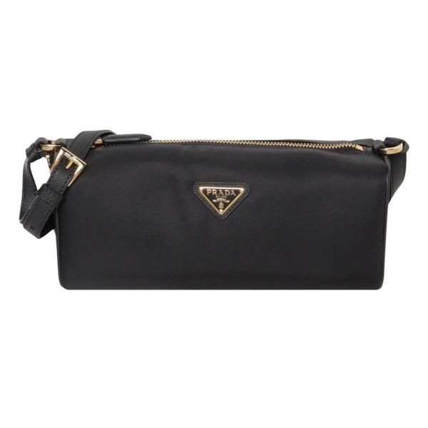 プラダ ショルダーバッグ 1NE058 2C05 F0002 ブラック PRADA バッグ 斜め掛け 小さめ コンパクト シンプル ロゴ 黒 爆買