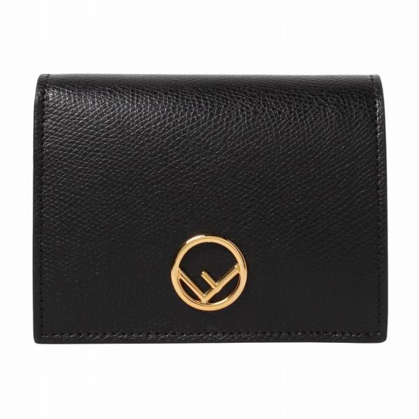 FENDI（フェンディ） メンズ 二つ折り財布 ブラック 8M0387 A18B F0KUR