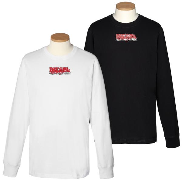 DIESEL ディーゼル tシャツ 長袖 メンズ A12517 0GRAI ロンt