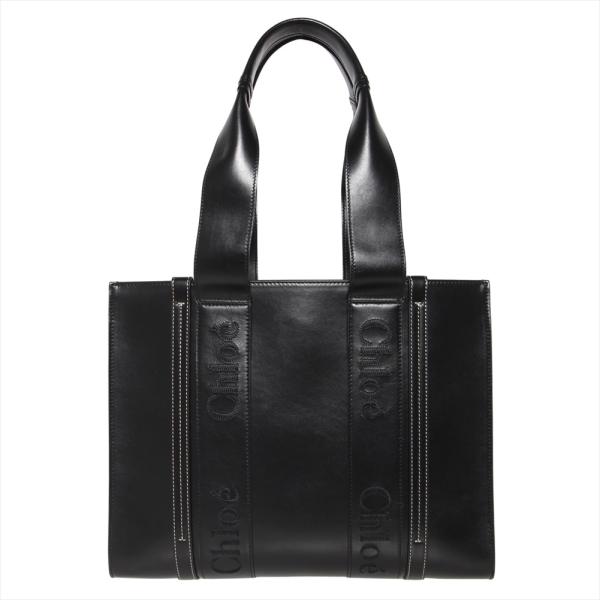 Chloe バッグ ラージ 黒 Chloe Woody Large Tote Bag in Black | FWRD