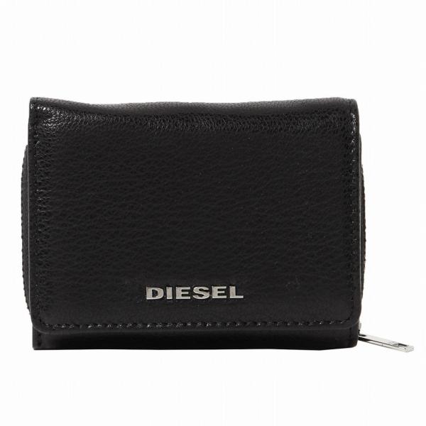 DIESEL　三つ折りコンパクト財布 DIESEL ディーゼル 折り財布 X06639 P3043 H0999 三つ折り ミニ