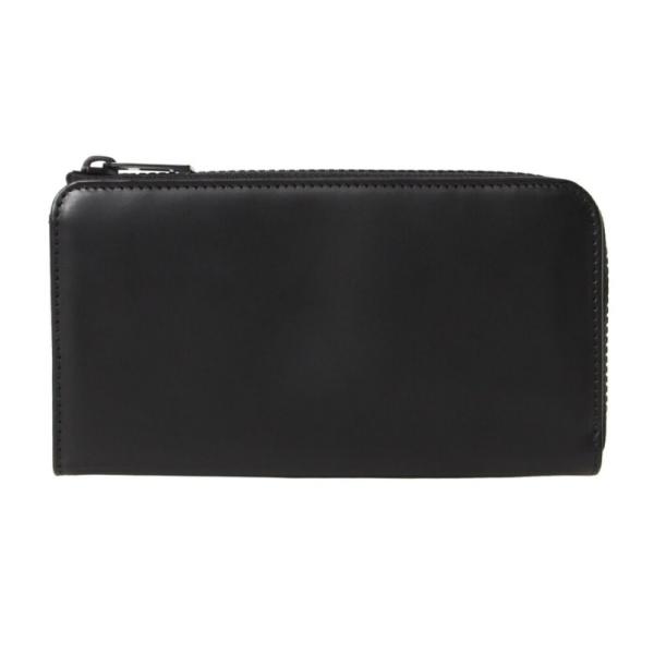 メゾンマルジェラ Maison Margiela L字ファスナー 長財布 S35UI0431 ブラック レザー Maison Margiela（メゾンマルジェラ） L字ファスナー長財布 S35UI0431