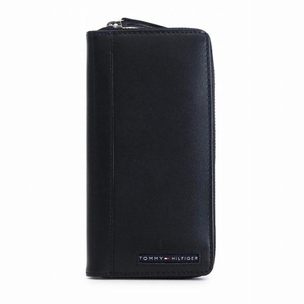 トミーヒルフィガー 長財布 31TL13X025 ラウンドファスナー メンズ 001 ブラック TOMMY HILFIGER (単品メール便可) ポイント利用 爆買