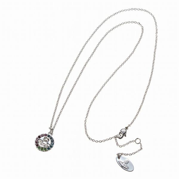 ヴィヴィアンウエストウッド ネックレス 63020282-W304 CLARETTA クラレッタ レディース シルバー×マルチカラー VIVIENNE WESTWOOD ポイント利用 爆買