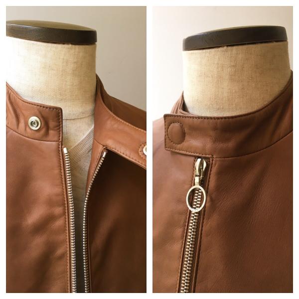 高級 ライトブラウン ブランド ライトブラウン ブルゾン セラファン Seraphin 革ジャン レザージャケット ラムスキン メンズ カジュアル メンズ 本革 シングルライダース スウェード Ser0005 銀座 Hiko テレビで話題