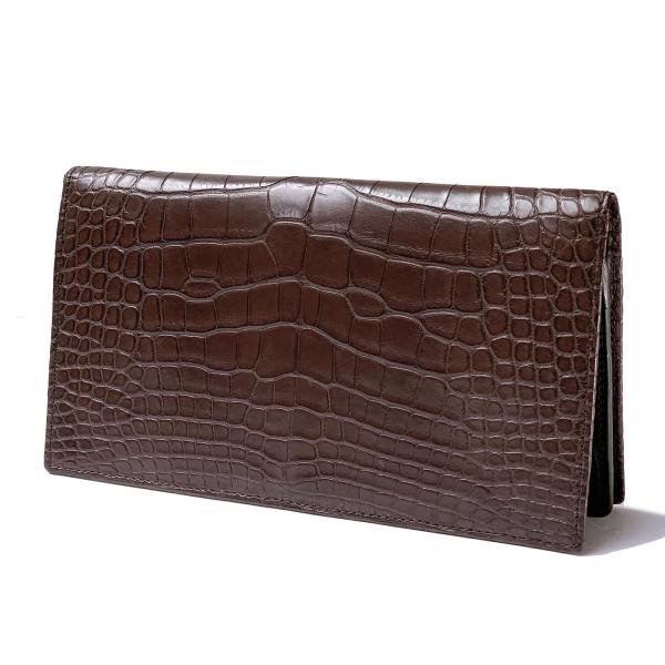 新品　ZILLI ジリー　クロコダイル　オーガナイザー　長財布　ブラック 新品ZILLI ジリークロコダイルオーガナイザー長財布ブラック
