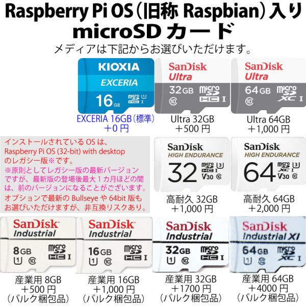 Raspberry Pi Os 旧称raspbian インストール済み Microsdカード Class10 Sd Raspbian ソリノベ研究所yahoo 通販 通販 Yahoo ショッピング