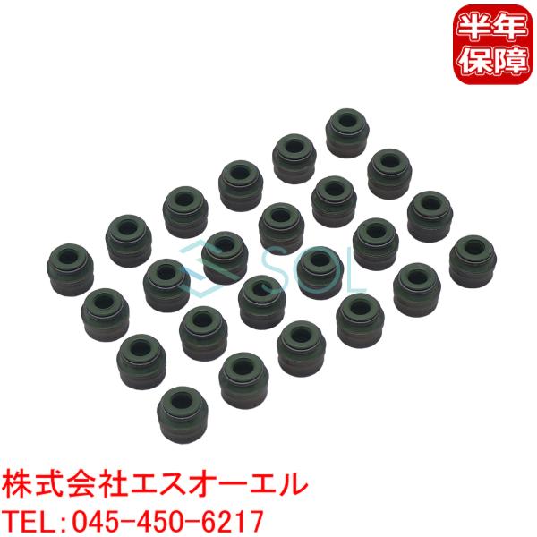 送料185円 BMW E83 X3 E53 X5 E36 Z3 E85 バルブステムシール リペアキット 24個セット 2.0 2.2i 2.5i 2.8i 3.0i 4.4i 4.6is 11349064457