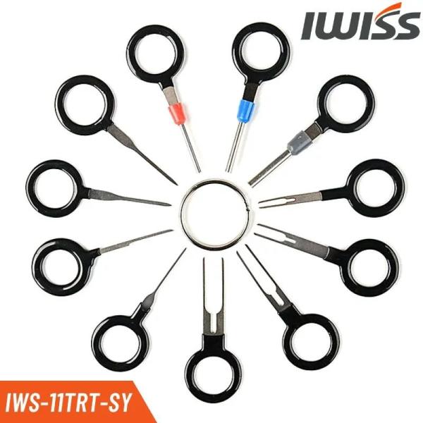ブランド IWISS アイウィス型番　IWS-11TRT-SY14種類のツールでさまざまな形状の端子に対応。軽量かつポータブル、作業を迅速かつ簡単に行うこと可能となります。【用途】端子や部品を傷付けずにカプラーが分解できる専用工具です。【特...