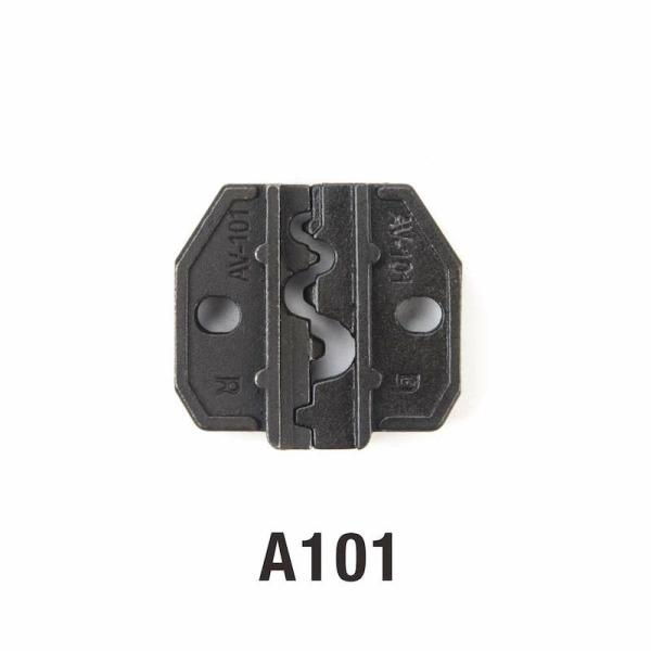 商品詳細 用途：裸圧着端子1.5sq〜10.0sqを圧着材質：特殊合金鋼表面加工：電解研磨によるばり取り実施対応：エアー式圧着機AM-10、電動式圧着機EM-6B1および圧着ベンチHS-03B、HS-03BC本体に取付け可能です。国際規格 ...