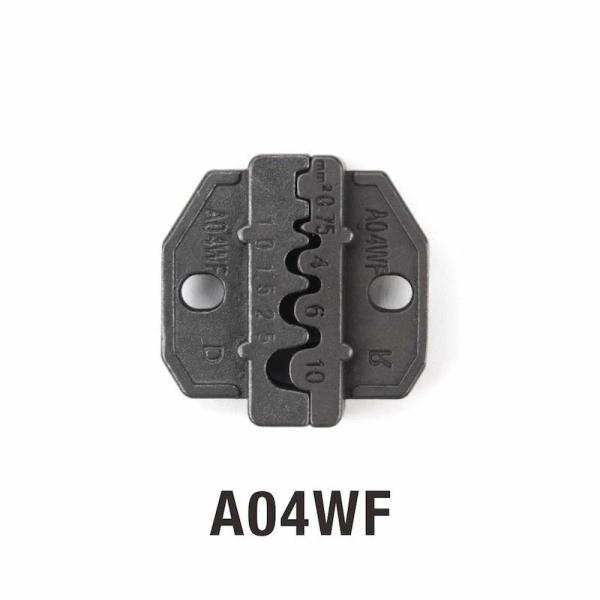 商品詳細 用途：ハンダ付けを必要としない端子（エンドスリーブ / 棒端子 / コンタクト棒端子 / 絶縁スリーブ付棒端子 / フェルール）0.75sq〜10sqを圧着材質：特殊合金鋼表面加工：電解研磨によるばり取り実施対応：エアー式圧着機A...