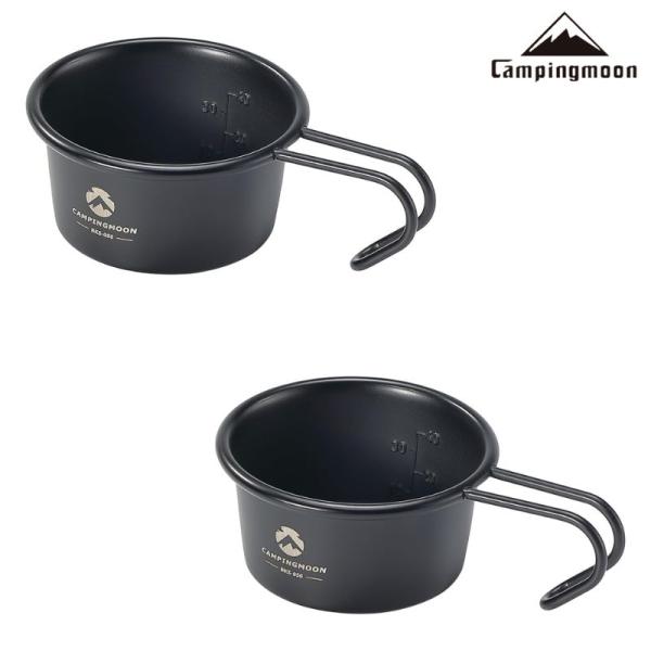 型番 BKS-050-2Pセット内容 ベビーシェラ 黒 2点セットサイズ 約φ62×95×30(高さ)mm重量 約34g/点容量 約60ml/点素材 18 "8ステンレスカラー ブラックブランド　キャンピングムーン CAMPINGMOON特...