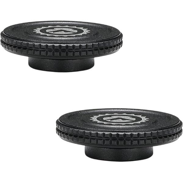 ブランド CAMPINGMOON キャンピングムーン型番 BKM-109-2Pサイズ φ28x8mm重さ 8g内容 閉塞キャップ 2個セット（ガス缶等の付属はございません）材質 アルミニウム、NBRカラー ブラック 黒用途OD缶(Ｔ型ボンベ...