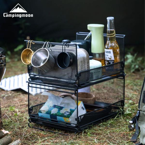 CAMPINGMOON キャンピングムーン IGT メッシュトレー 水切り ラック