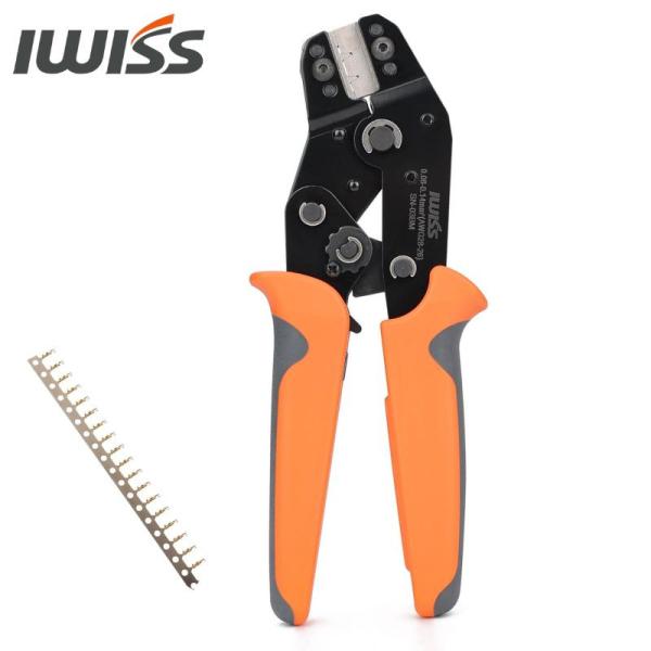 ブランド IWISS アイウィス型番 SN-03BM概要 アイウィス社ベストセラーSNシリーズの裸圧着端子用圧着工具「Single handedly」(片手操作)と「Nimble」(素早く圧着)との意味合いを込めて作業便利性を追求するシリー...