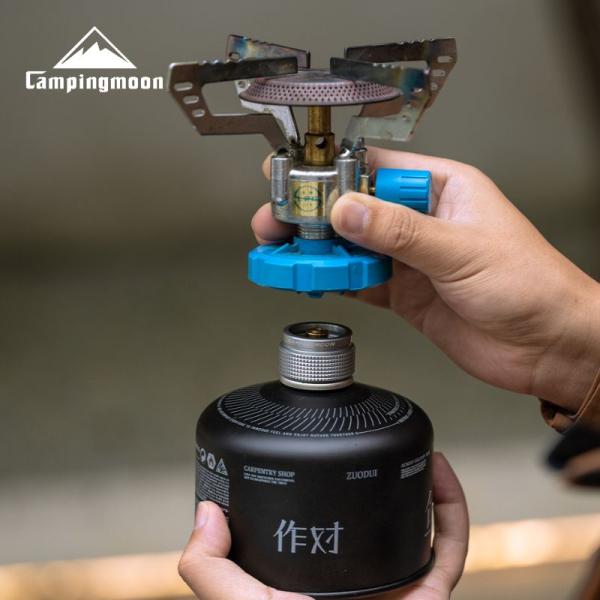 ブランド キャンピングムーン / CAMPING MOON型番 Z08BKZ08カラー シルバー（Z08）ブラック（BKZ08）品名 ネジ式互換アダプターサイズ 30mm × 32mm重量 約46g材質 ステンレス、ゴム、スーパーデュラルミ...