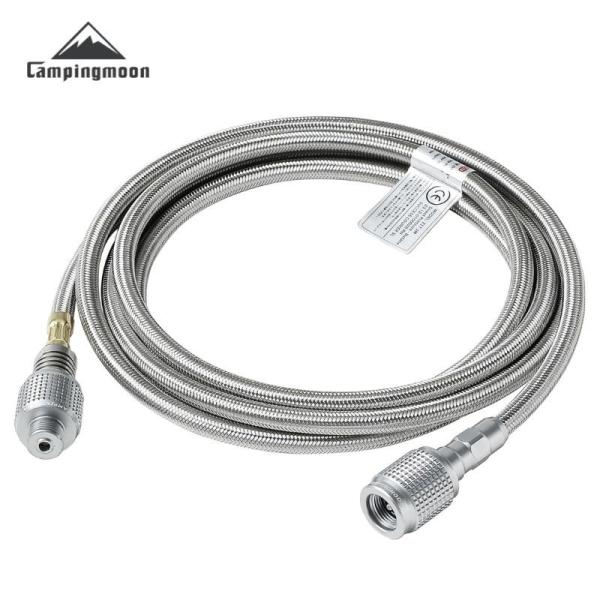 ブランド キャンピングムーン CAMPINGMOON型番 Z17-2M製品概要 アウトドア缶(OD）を延長ホースで離れた所に接続するアダプター流量調整などの機能の無いシンプルタイプネジ式互換アダプター等と合わせて使えば、コンロ等にガスを供給...