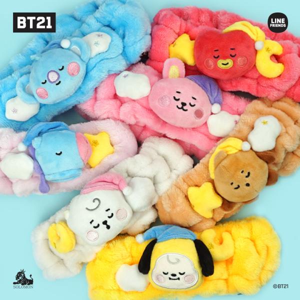 30%OFFセール：】ソロモン商事 BT21 ぬいぐるみヘアバンド HAIR