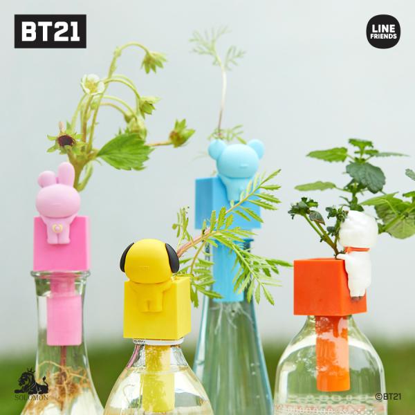 Bt21 グリーントイ Green Toy 栽培キット 種 ランダム 野菜 ハーブ お花 ペットボトルで育て 簡単栽培 お部屋 オフィス かわいい フィギュア付き グッズ Bt21 Greentoy ソロモン 通販 Yahoo ショッピング